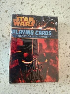 $5 for $20 min order ! NWT Star Wars Playing Cards - The Story of Darth Vader